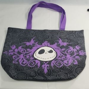 Jack Skellington DisneyParks Black and Purple Tote